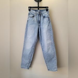 Silver Balloon Leg Jeans